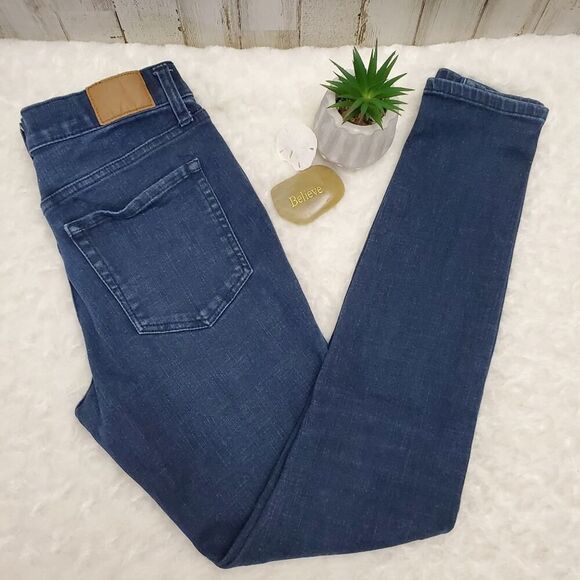 Aeropostale High Waisted Ankle Jeggings Blue Size 0 - Picture 1 of 6